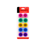 Amjiya Round Whiteboard Magnetic Button Set of 10 Pcs