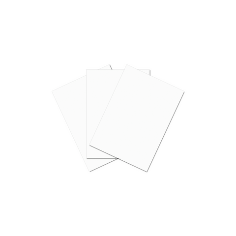 Retro Chipboard 35 x 50 cm Sheet White
