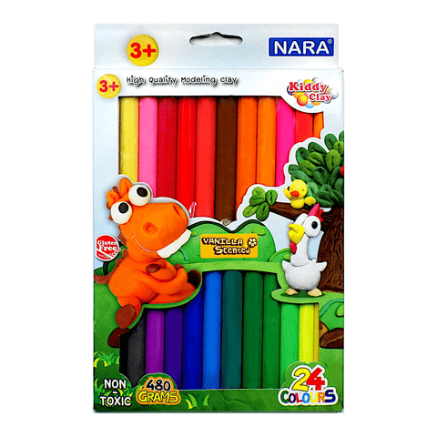 Nara Modeling Clay 24 Assorted Colors 480 g