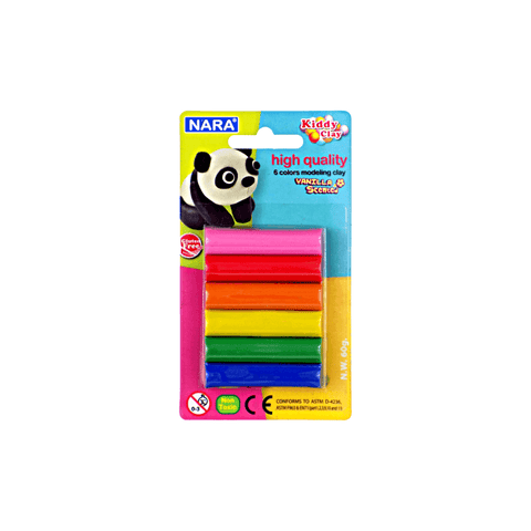 Nara Modeling Clay 6 Assorted Colors 60 g