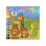 Generic Kids Coloring Book 12 Pictures + 50 Stickers