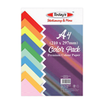 Today's Colored Copy Printer Paper A4 Pack of 5 Colors