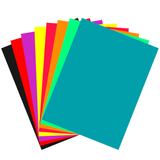 Lucky Self Adhesive Craft Colored Paper Sheets Medium