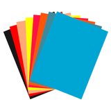 Generic Self Adhesive Cut & Paste Colored Paper Pad A4
