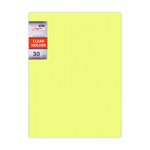 Digital Display Book 30 Fixed Pocket Fluorescent Colors A4