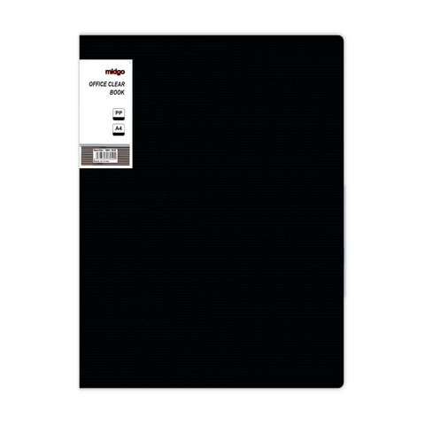 Midgo Display Book 20 Fixed Pocket Fluorescent Colors A4