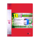 True Trend Display Book 20 Fixed Pocket Fluorescent Colors A4