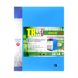 True Trend Display Book 10 Fixed Pocket Fluorescent Colors A4