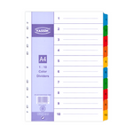 Yassin Multi-Tab 1:10 Colored Index Dividers