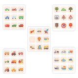 Carol Kids Wooden Drawing Stencils Set of 50