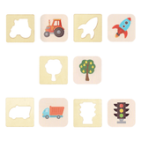 Carol Kids Wooden Drawing Stencils Set of 50