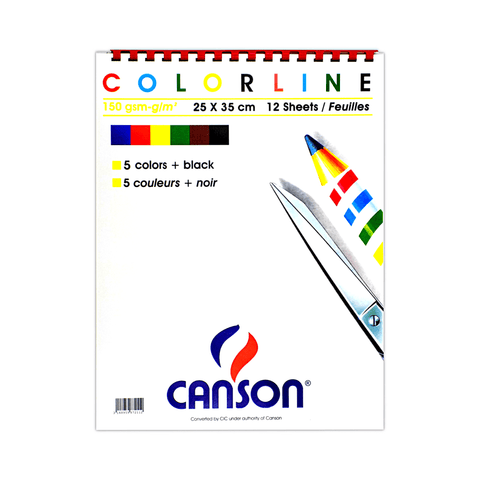 Canson Sketchbook 12 Sheets 150 gsm Multi-Color