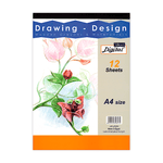 Digital Sketchbook 12 Sheets 150 gsm A4 White