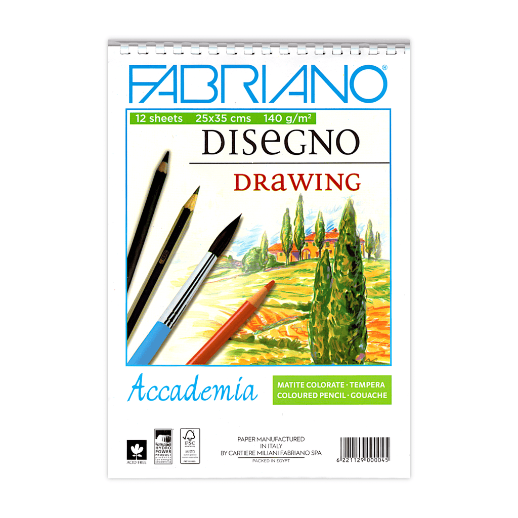 Fabriano Sketchbook, 12 Sheets, 140 Gm