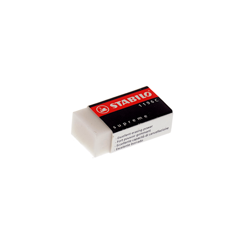 Stabilo  Supreme Eraser Small White