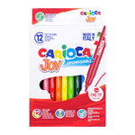 Carioca Joy Fibre-Tip Coloring Pens Box of 12
