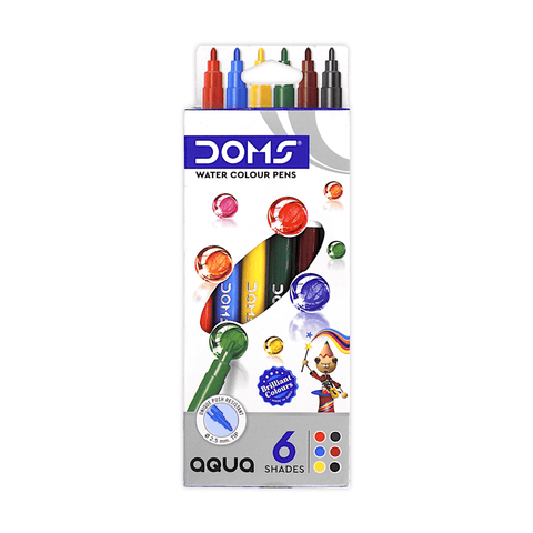 Doms Fibre-Tip Coloring Pen Set of 6