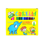 Corella Jumbo Fibre-Tip Coloring Pens Box of 12