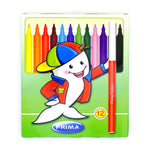 Prima Fibre-Tip Coloring Pens Box of 12