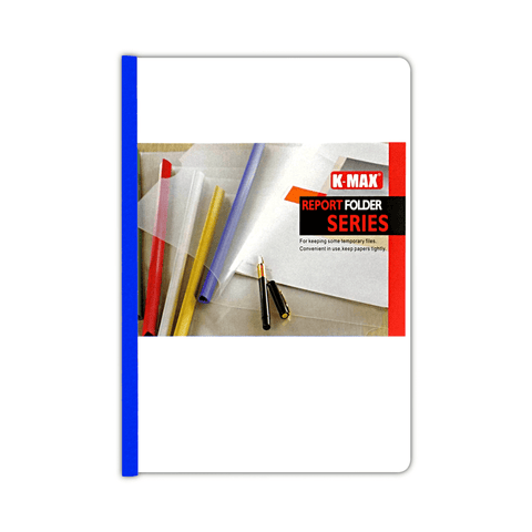K-MAX Plastic Presentation File with Sliding Bar Clear A4