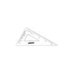 Adoro Plastic Triangle Ruler 60° Set Square 4"/5 cm