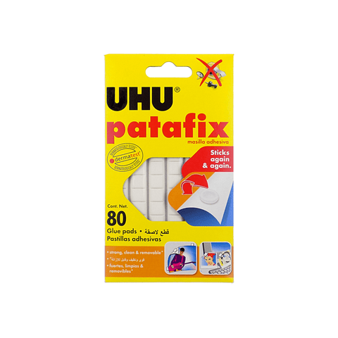 UHU Patafix Glue Pads Pack of 80 Pcs