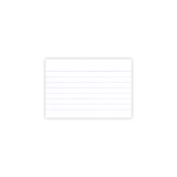 Generic Ruled Lined White Index Cards Pack of 50