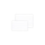 Yassin Ruled Lined White Index Cards Pack of 100