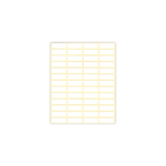 Generic Self-adhesive Labels 30 x 10 mm Sheet of 52