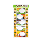Generic Name Label Sticker Sheet of 5 + Mini Stickers