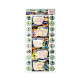 Generic Name Label Sticker Sheet of 5 + Mini Stickers