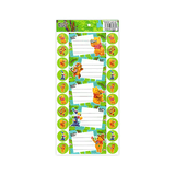 Generic Name Label Sticker Sheet of 5 + Mini Stickers