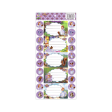 Generic Name Label Sticker Sheet of 5 + Mini Stickers