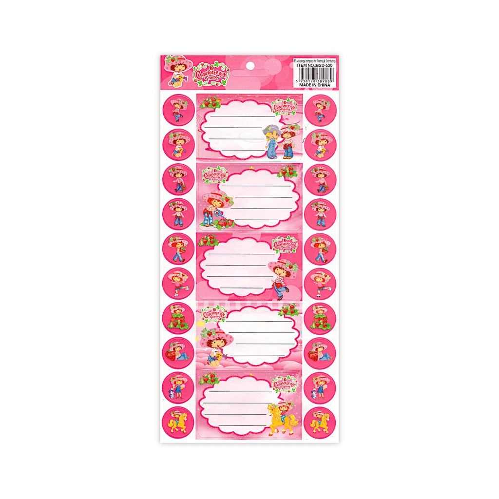 Generic Name Label Sticker Sheet of 5 + Mini Stickers – Bayan eShop