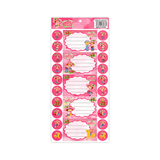 Generic Name Label Sticker Sheet of 5 + Mini Stickers