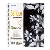 Mintra Batique Spiral Notebook 3 Subjects 150 Sheets