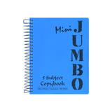 Mintra Jumbo Mini Spiral Notebook 5 Subjects 200 Sheets A5