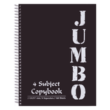 Mintra Jumbo Spiral Notebook 4 Subjects 160 Sheets A4