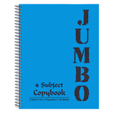 Mintra Jumbo Spiral Notebook 4 Subjects 160 Sheets A4