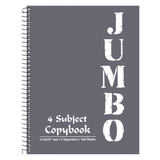 Mintra Jumbo Spiral Notebook 4 Subjects 160 Sheets A4