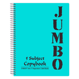 Mintra Jumbo Spiral Notebook 5 Subjects 200 Sheets A4