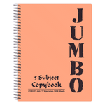 Mintra Jumbo Spiral Notebook 5 Subjects 200 Sheets A4