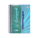 Sasco Bravo Concord Spiral Notebook 7 Subjects 210 Sheets
