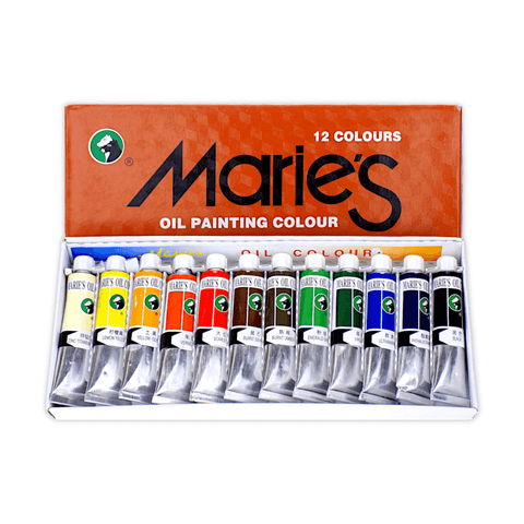Marie's Oil Color Set of 12 x 12 ml Tubes