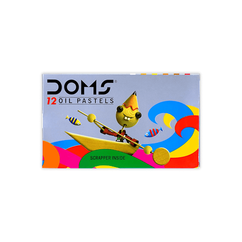Doms Oil Pastel Colors Set of 12 + Free Scrapper
