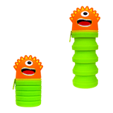 Keyroad Monster Kids Silicone Telescopic Stand Up Pencil Case