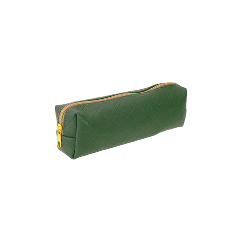 Generic Artificial Leather Zippered Pencil Case