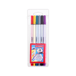 Stabilo Fibre-Tip Brush Pen 68 Set of 6