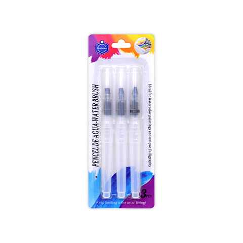 Keep Smiling Watercolor Calligraphy  Brush Pen Set of 3 Pcs