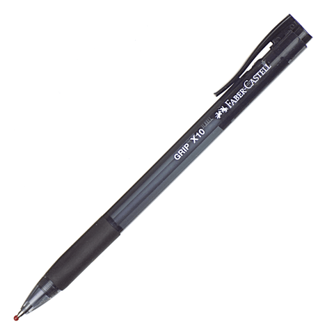 Faber-Castell Retractable Ballpoint Pen 1.0 mm Grip X10